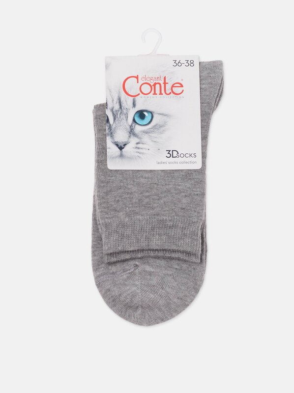 Conte elegant Носки 434168 3DSOCKS серый меланж