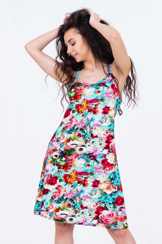 Натали Сарафан 434311 21542 цветы