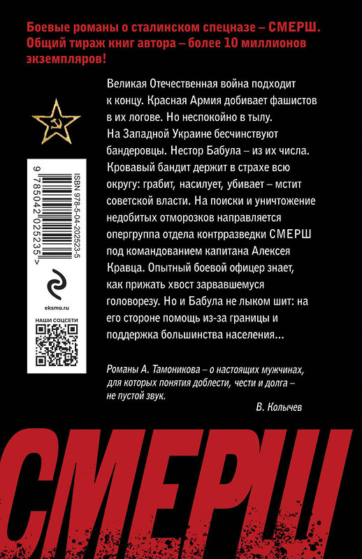 Эксмо Александр Тамоников "Бандеровский схрон" 435859 978-5-04-202523-5 