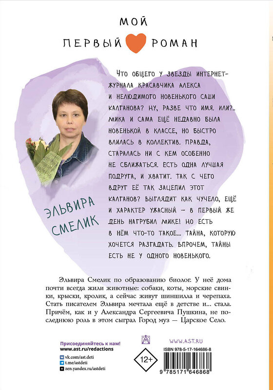 АСТ Смелик Э.В. "Что скрывает новенький" 436490 978-5-17-164686-8 