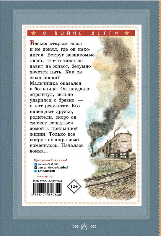 АСТ Граубин Г.Р. "Повесть о военном детстве" 436552 978-5-17-165250-0 