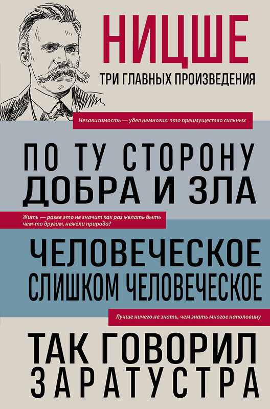 Эксмо Фридрих Ницше "Фридрих Ницше. По ту сторону добра и зла. Человеческое, слишком человеческое. Так говорил Заратустра" 438090 978-5-04-199215-6 