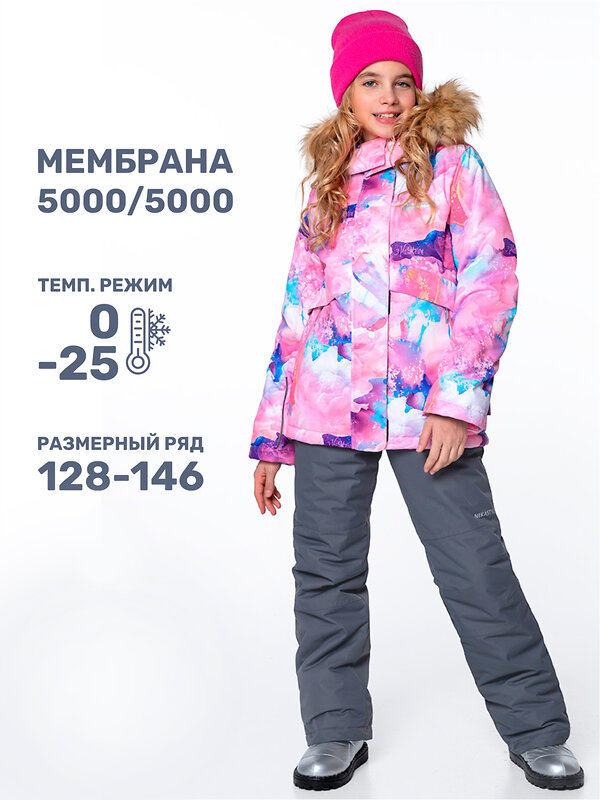 NIKASTYLE Костюм 439025 7з1424 розовый/серый