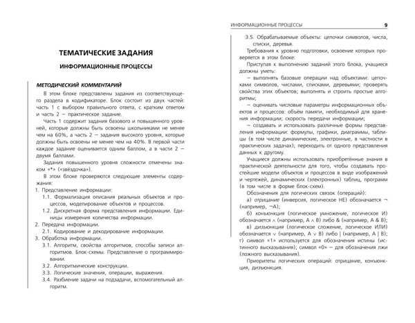 Эксмо Е. М. Зорина "ОГЭ-2025. Информатика. Тематические тренировочные задания" 442200 978-5-04-200376-9 