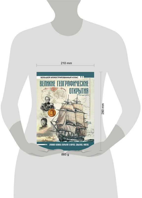 АСТ Иванов Д.В. "Великие географические открытия. Большой иллюстрированный атлас" 442296 978-5-17-116992-3 
