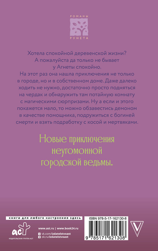 АСТ Потапова Е.В. "Ведьма Агнета. Демон-помощник и заколдованная комната" 442370 978-5-17-162130-8 