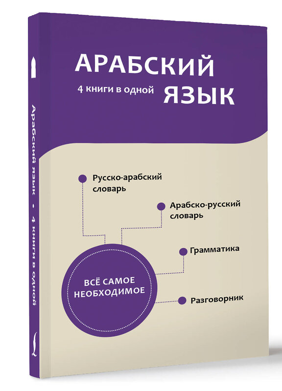 АСТ Р. Х. Шаряфетдинов "Арабский язык. 4 книги в одной: разговорник, арабско-русский словарь, русско-арабский словарь, грамматика" 443666 978-5-17-166190-8 