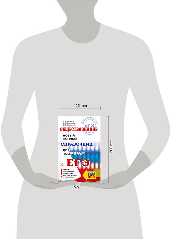 АСТ Баранов П.А., Воронцов А.В., Шевченко С.В. "ЕГЭ. Обществознание. Новый полный справочник для подготовки к ЕГЭ" 445418 978-5-17-166344-5 