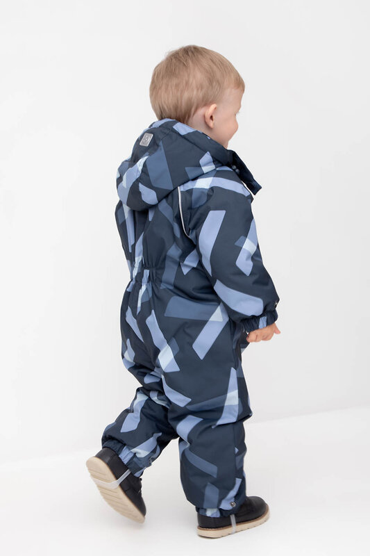 CROCKID Комбинезон 446178 ВК 60032/н/39 Ал индиго, пересекающиеся прямоугольники