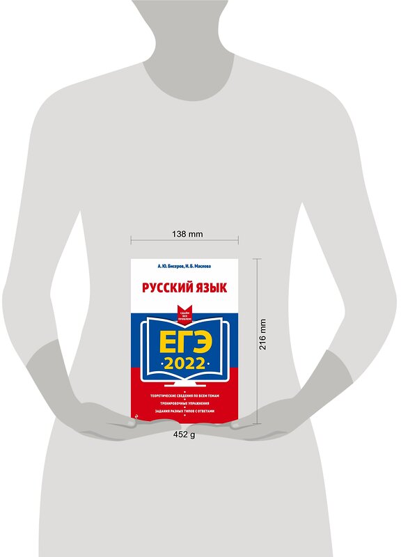 Эксмо А. Ю. Бисеров, И. Б. Маслова "ЕГЭ-2022. Русский язык" 450195 978-5-04-122360-1 