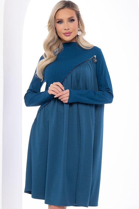 LT Collection Платье 453187 П11386 тёмно-бирюзовый