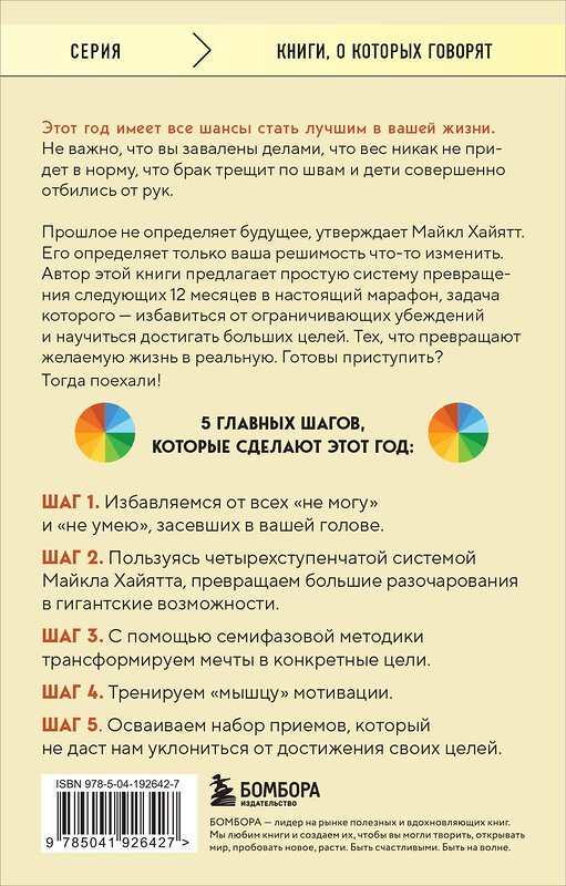 Эксмо Майкл Хайятт "Твой лучший год. 12 невероятных месяцев, которые изменят вашу жизнь" 458155 978-5-04-192642-7 