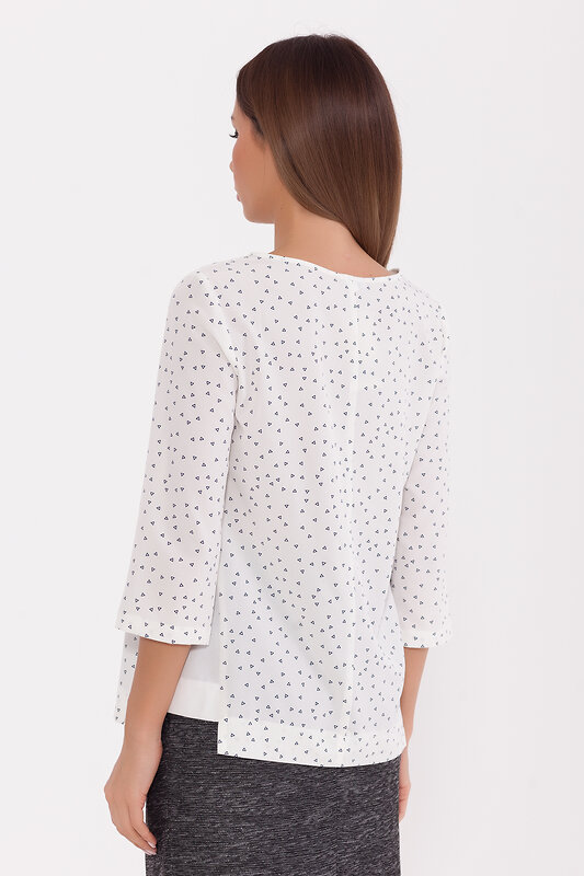 VISERDI Блузка 75272 10038-трг 219450 Белый