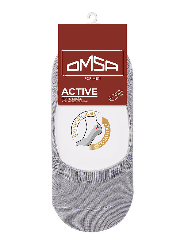 Omsa Подследники 462143 OMSA ACTIVE 101 подследник Grigio (Серый)