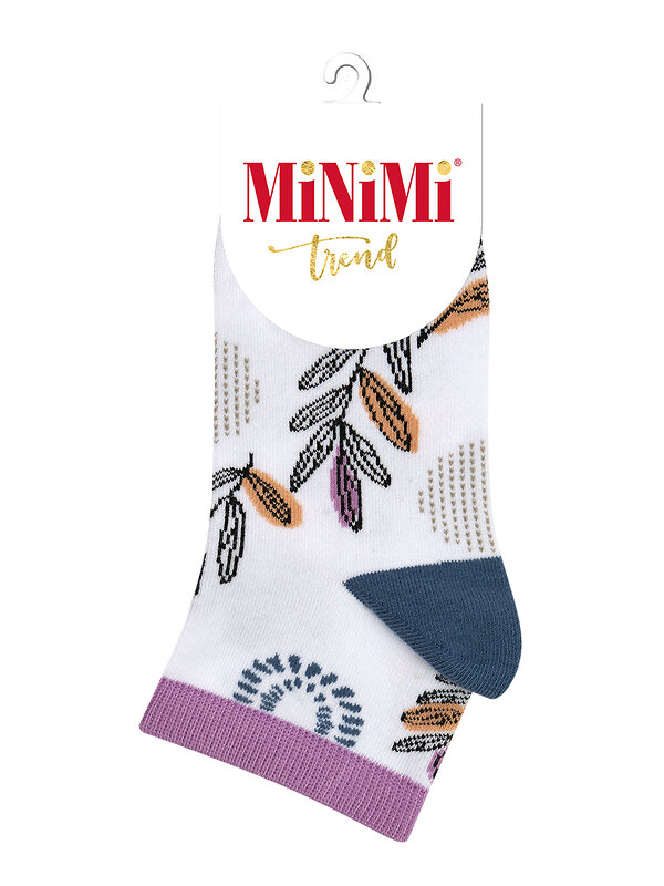 Minimi Носки 462516 MINI TREND 4210 Bianco/Jeans (Белый)