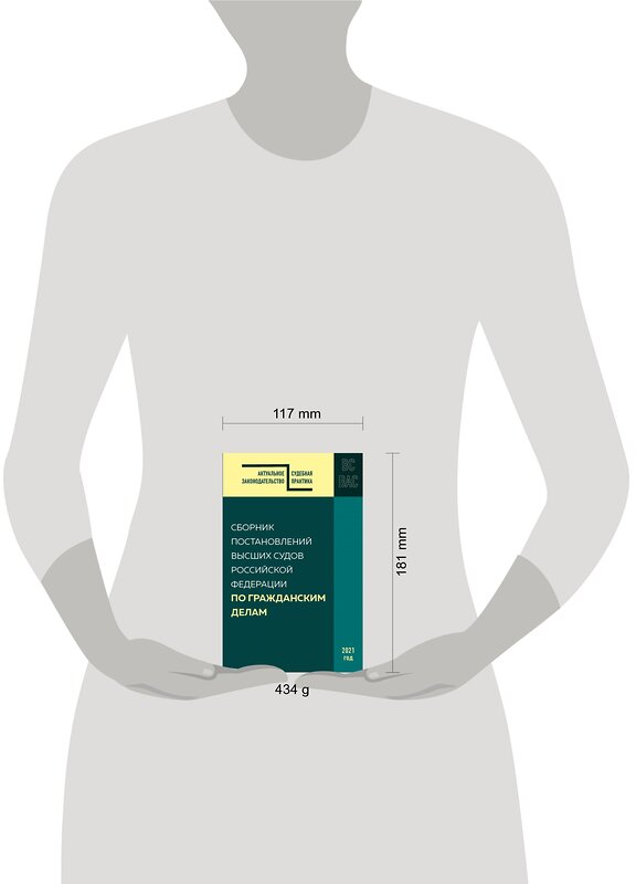 Эксмо "Сборник постановлений высших судов РФ по гражданским делам" 464228 978-5-04-143568-4 