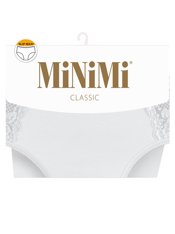 Minimi Трусы 464948 BO 242 Slip Maxi (воблер), CO Bianco (Белый)