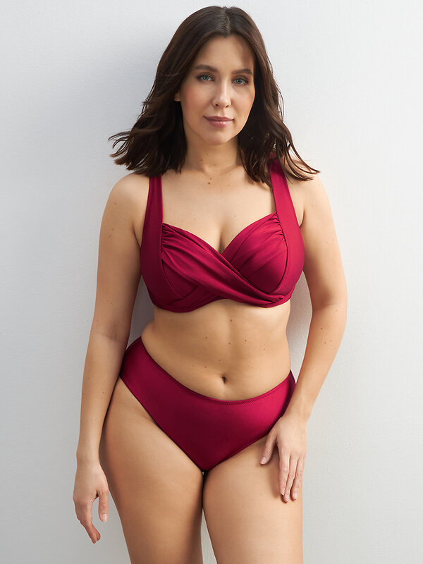 Omsa Купальник 465407 OmD 2421K DELUXE BIKINI Bordeaux (Бордовый)