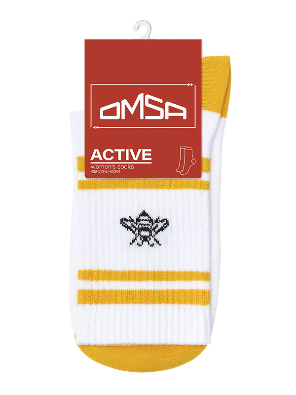 Omsa Носки 466840 OMSA ACTIVE 153 Bianco (Белый)