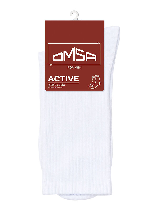 Omsa Носки 467000 OMSA ACTIVE 116 Bianco (Белый)