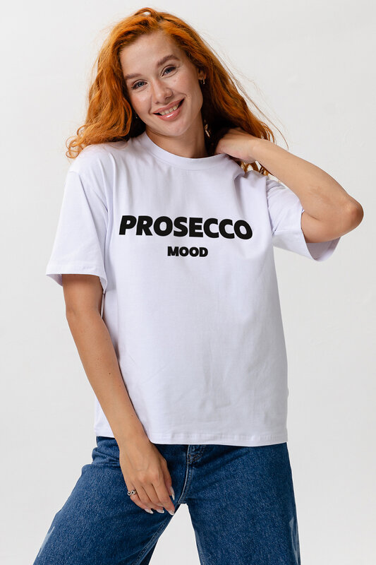 Натали Футболка 468464 8506 белый+PROSECCO