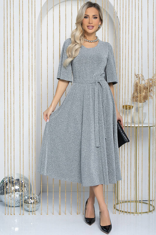 LT Collection Платье 473575 П11955 серебро