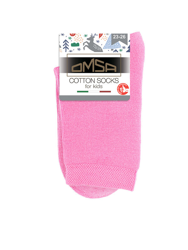 Omsa Носки 474511 OMSA kids   Calzino 21C05 плюш Rosa (Розовый)