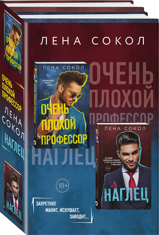 Эксмо Сокол Л. "Очень плохой профессор + Наглец" 475021 978-5-04-119308-9 