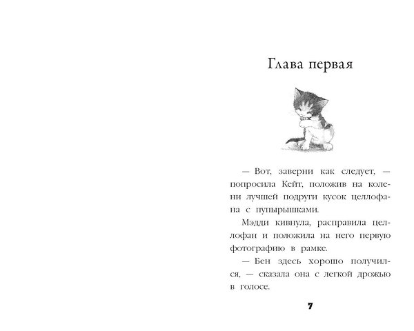 Эксмо Холли Вебб "Котёнок Пуговка, или Храбрость в награду" 475121 978-5-04-177798-2 