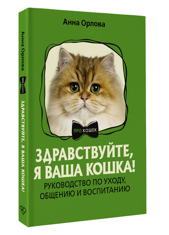 АСТ Анна Орлова "Здравствуйте, я ваша кошка! Руководство по уходу, общению и воспитанию" 475662 978-5-17-164144-3 