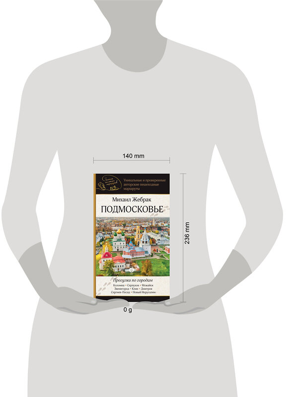 АСТ Михаил Жебрак "Подмосковье. Прогулки по городам" 475712 978-5-17-165841-0 