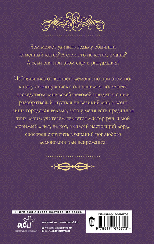 АСТ Александра Лисина "Ведьма, маг и каменный котел" 475767 978-5-17-167677-3 