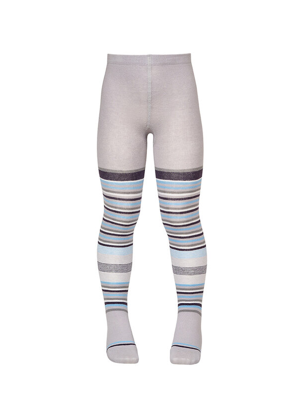 Omsa Колготки 476352 OMSA kids Collant  11P11-2 в полоску Grigio Chiaro (Серый)