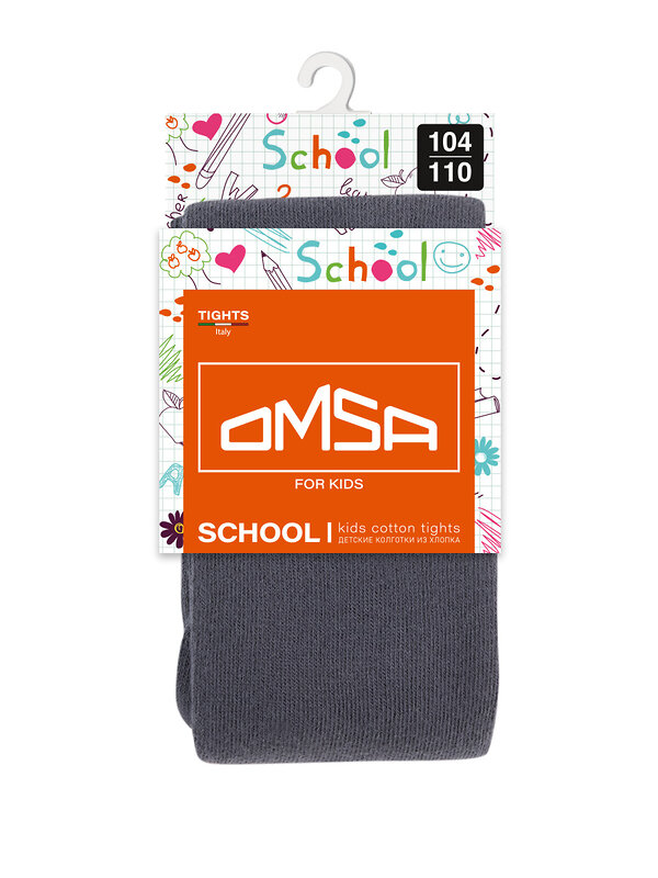 Omsa Колготки 476374 OMSA kids Collant   11С01-1 дет.сад гладь Grigio (Серый)