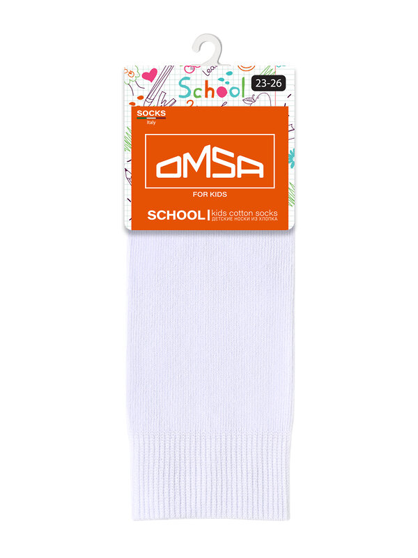 Omsa Гольфы 476474 OMSA kids   Gambaletto 31C01 гладь Bianco (Белый)