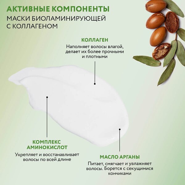 ARAVIA Laboratories Laboratories Набор для ухода за волосами и кожей головы Collagen Silk Complex, 1 шт/6, 476748 A216 