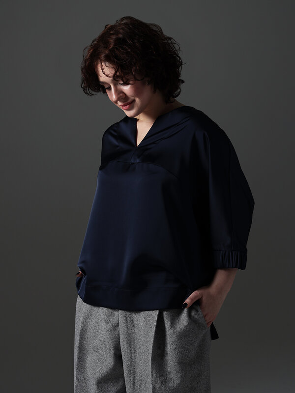 DIMMA Блузка 478028 2519 Темно-синий