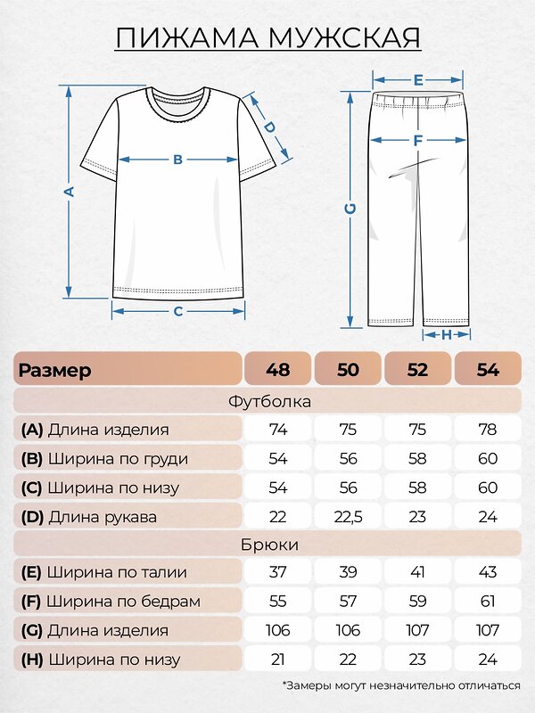 Be Friends Пижама 478664 0947 молочный/зеленая клетка