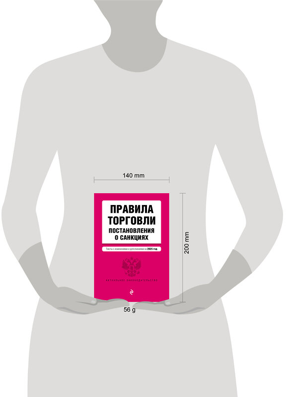 Эксмо "Правила торговли. Постановление о санкциях. В ред. на 2025 год" 480015 978-5-04-210870-9 