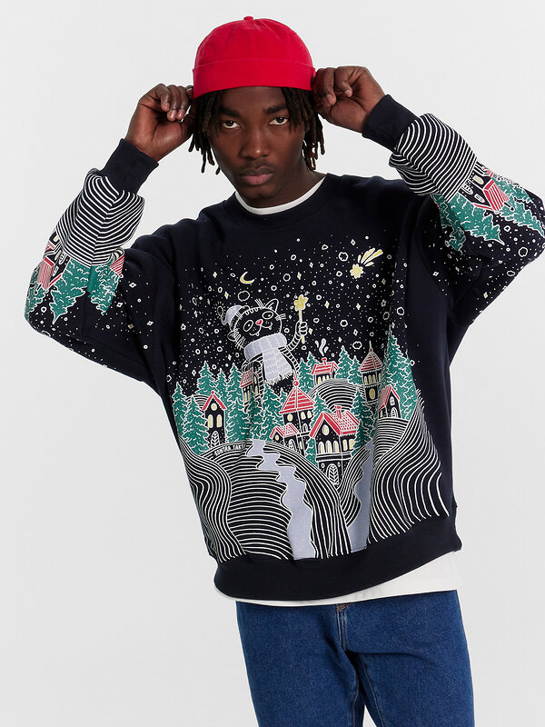 MARK FORMELLE Свитшот 480556 121866/1 неви +печать