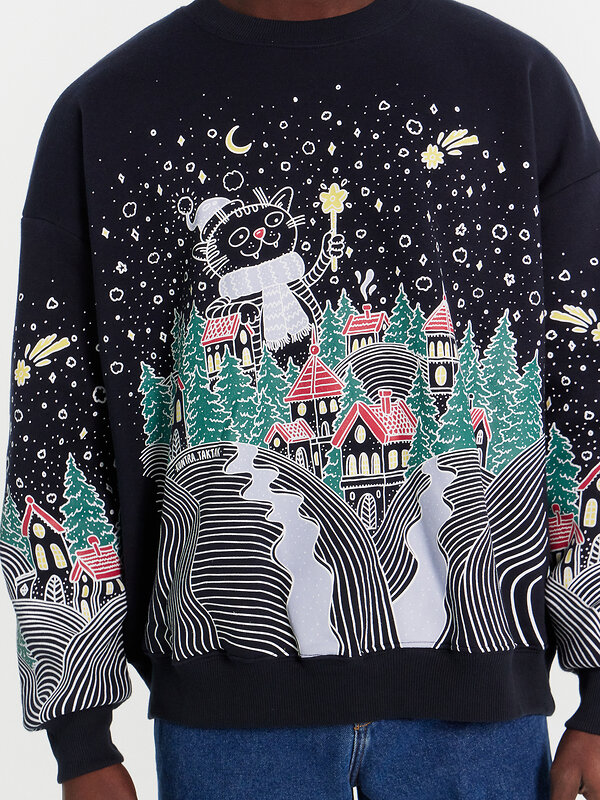 MARK FORMELLE Свитшот 480556 121866/1 неви +печать