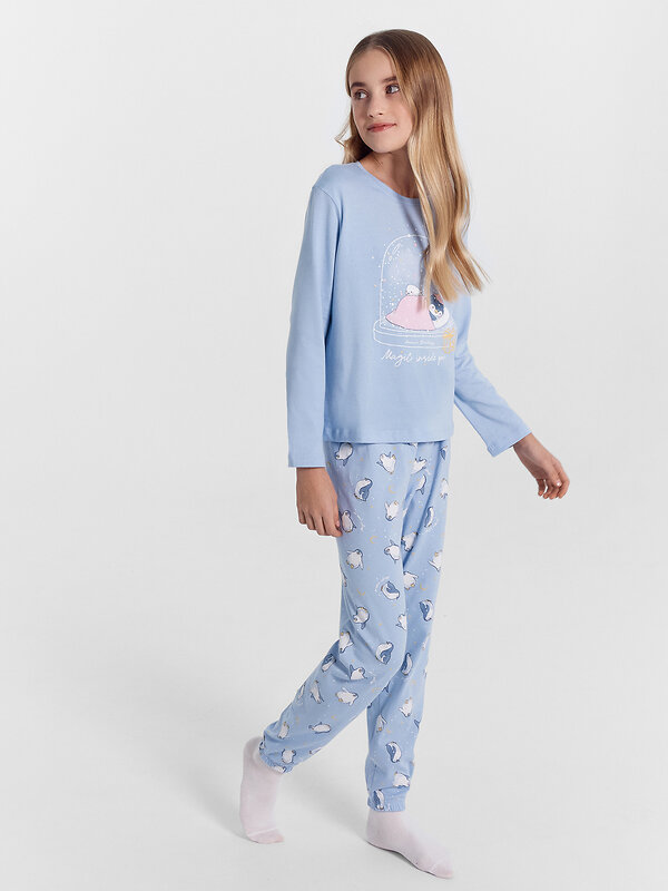 MARK FORMELLE Комплект 481216 567740 голубой +пингвины на голубом