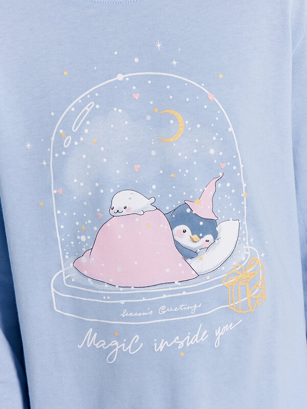 MARK FORMELLE Комплект 481216 567740 голубой +пингвины на голубом