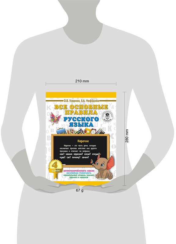 АСТ Узорова О.В., Нефёдова Е.А. "Все основные правила русского языка. 4 класс" 485807 978-5-17-108546-9 