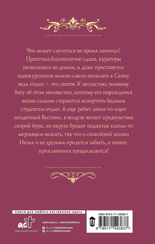 АСТ Александра Лисина "Трое из академии. Трое на каникулах" 486170 978-5-17-149383-7 