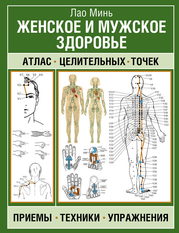 АСТ Лао Минь "Женское и мужское здоровье. Атлас целительных точек, приемы, техники" 486317 978-5-17-168350-4 