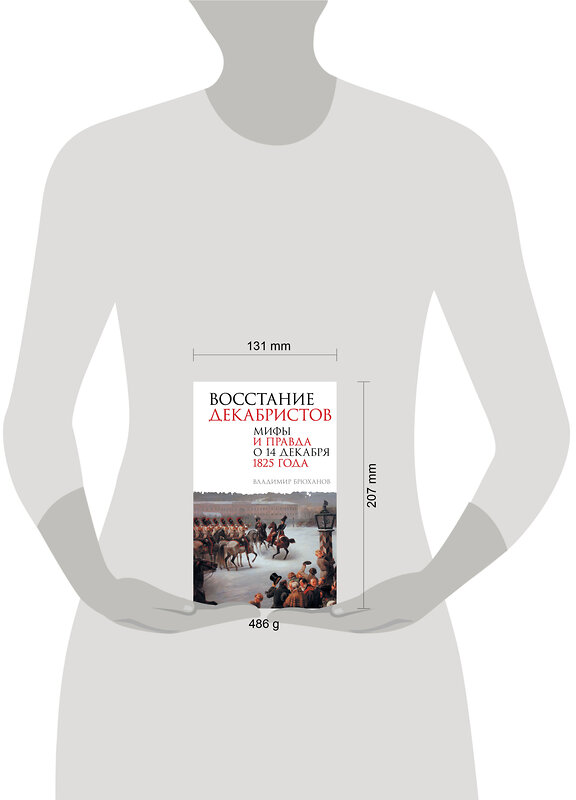 АСТ Брюханов Владимир Андреевич "Восстание декабристов. Мифы и правда о 14 декабря 1825 года" 488472 978-5-17-168992-6 