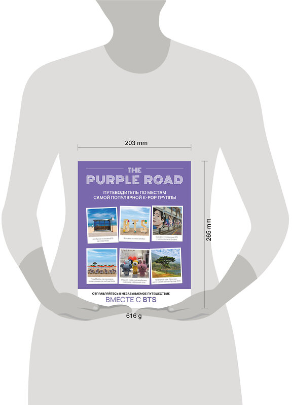 АСТ "The Purple Road: Путеводитель по местам самой популярной k-pop группы" 490815 978-5-17-165410-8 