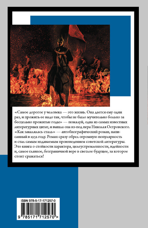 АСТ Николай Алексеевич Островский "Как закалялась сталь" 493632 978-5-17-171257-0 