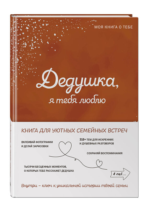 Эксмо "Комплект из 2х книг. Папа, я тебя люблю! Моя книга о тебе + Дедушка, я тебя люблю! Моя книга о тебе (ИК)" 498230 978-5-04-217875-7 